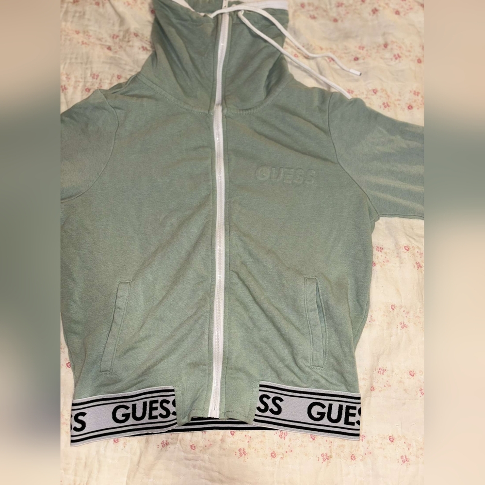 Guess Lightweight Jacket, Size XS, Soft Green